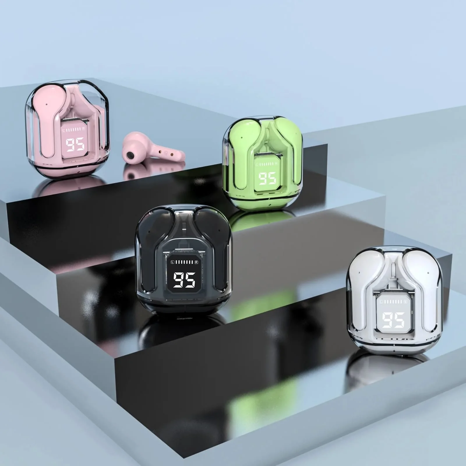 Air 31 Wireless Earbuds (White) - Image 3