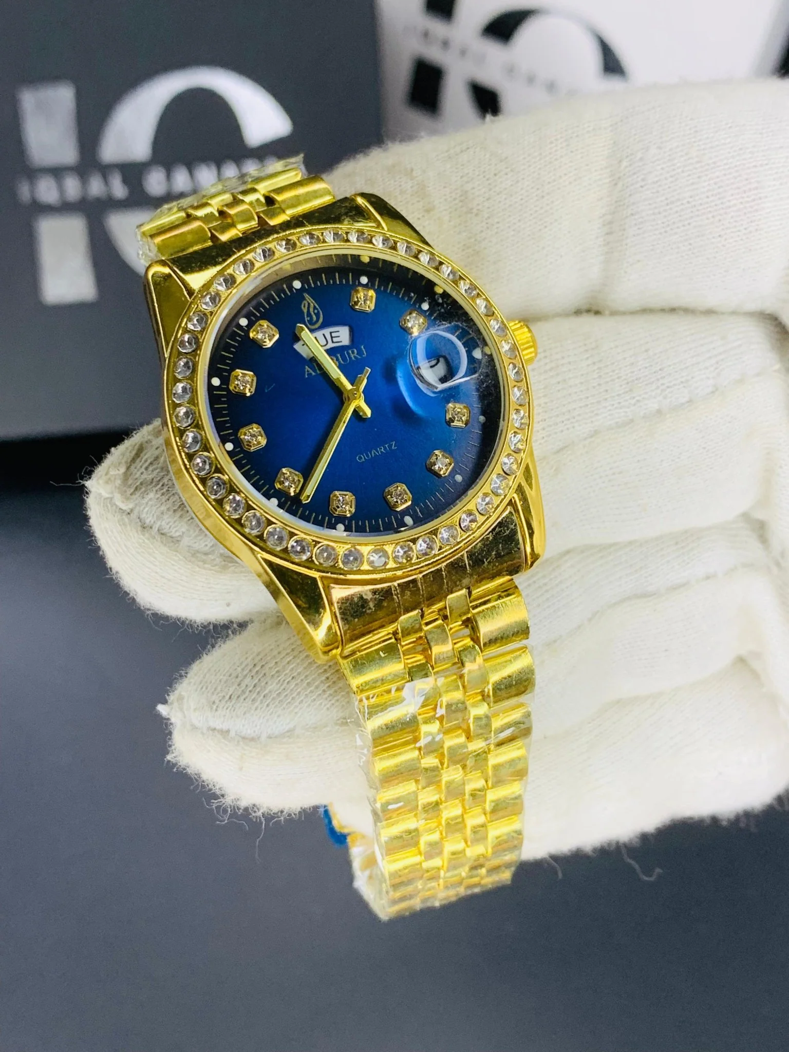 Alburj Day & Date Stone model (Gold Blue) - Image 2