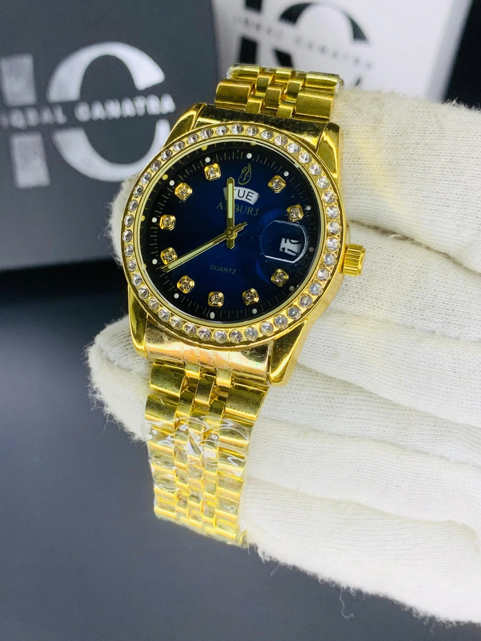 Alburj Day & Date Stone model (Gold Blue) - Image 3