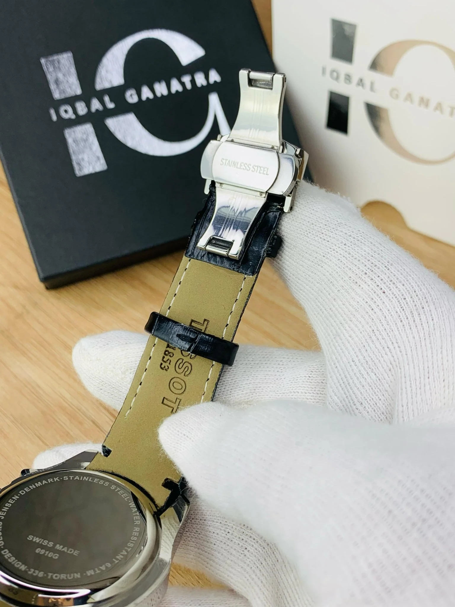 Branded Chronograph working Watch (Black Gold) - Image 6