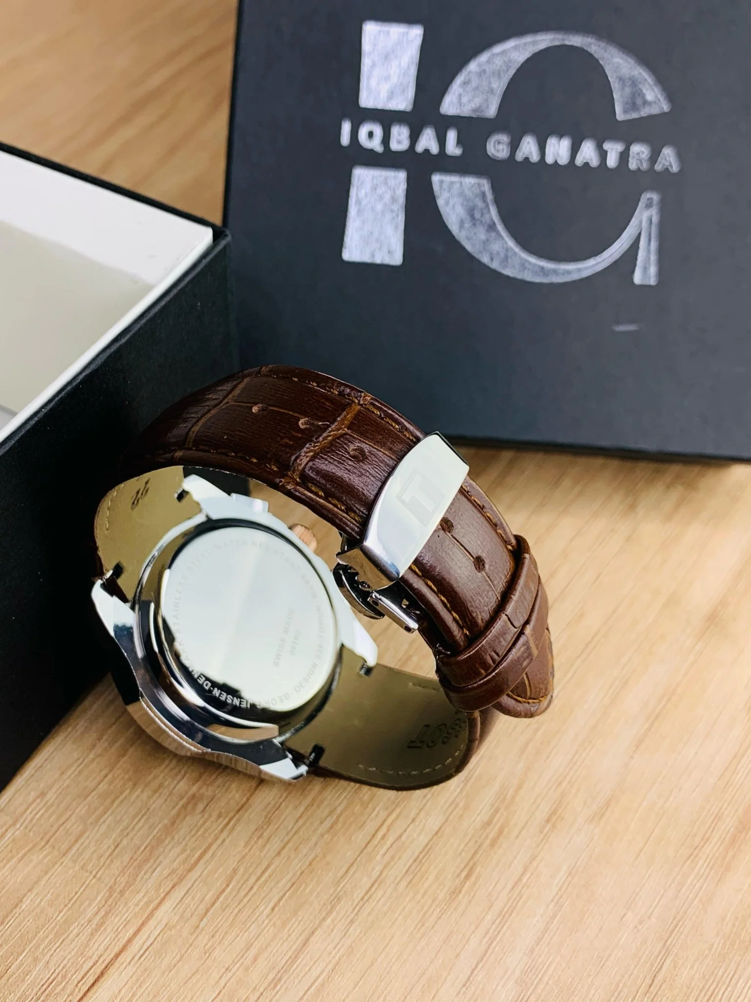 Branded Chronograph working Watch (Brown Silver) - Image 5