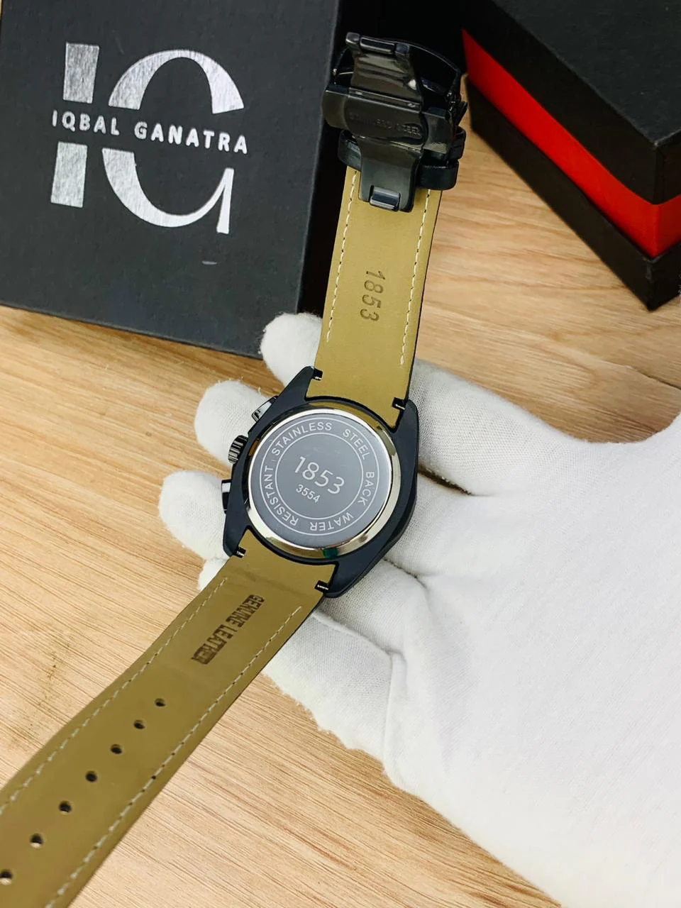 Branded Chronograph working Watch (Full Black) - Image 7