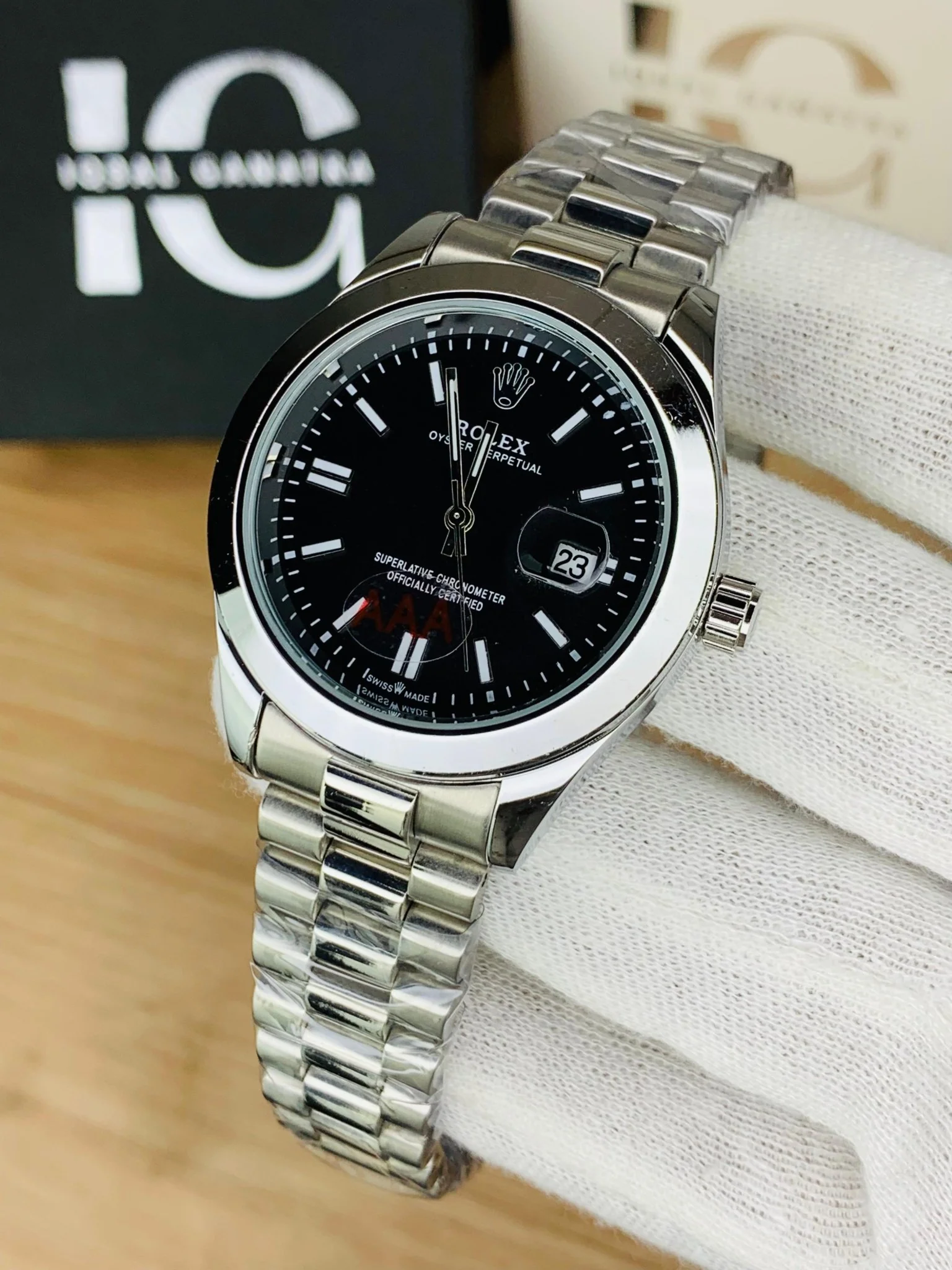 Classic Plain Case (Silver Black) - Image 2
