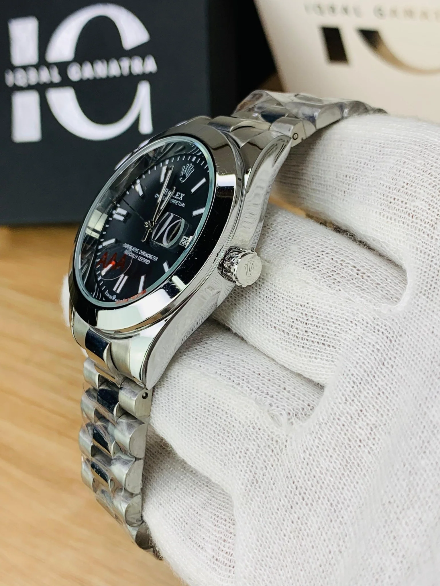 Classic Plain Case (Silver Black) - Image 3