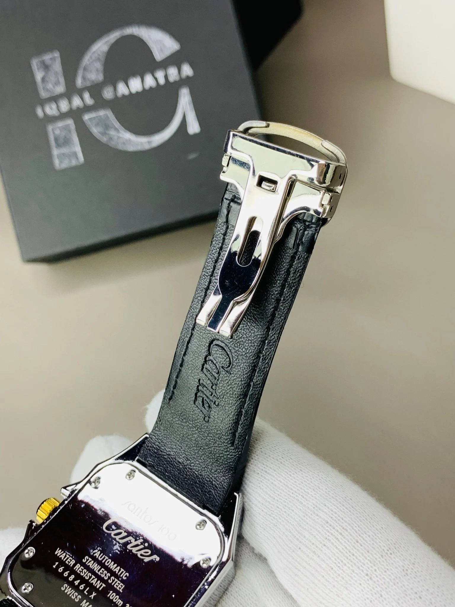 Crtr Luxury (Black Strap Gold Case Inner White) - Image 5