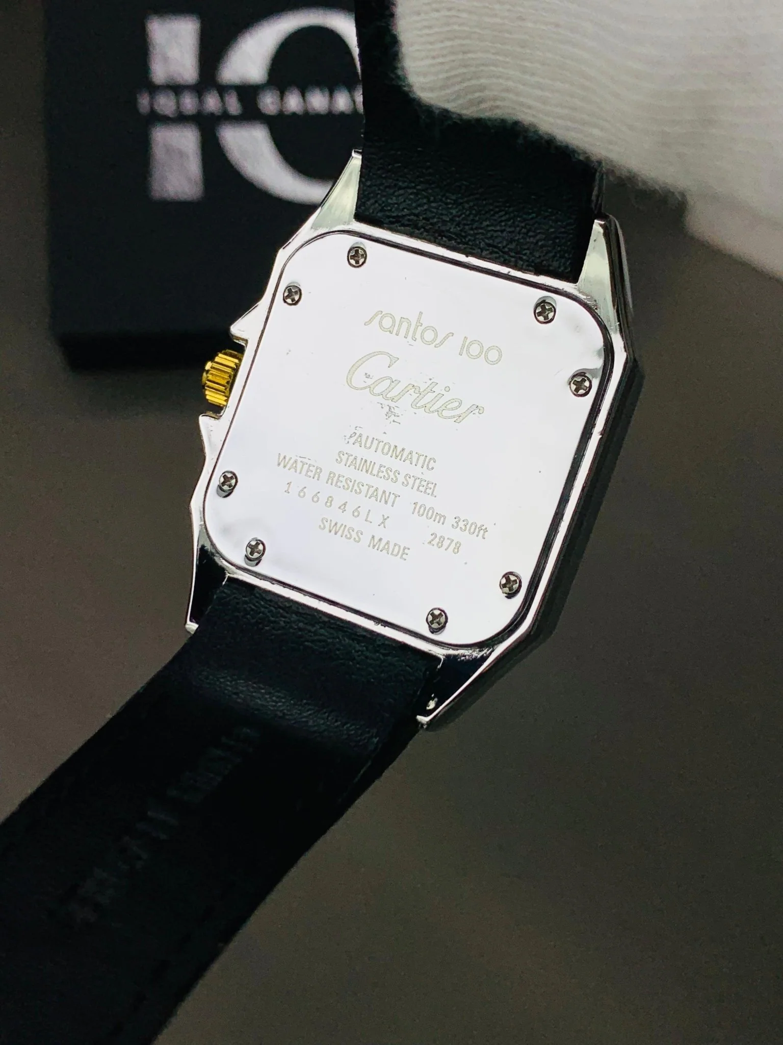 Crtr Luxury (Black Strap Gold Case Inner White) - Image 6