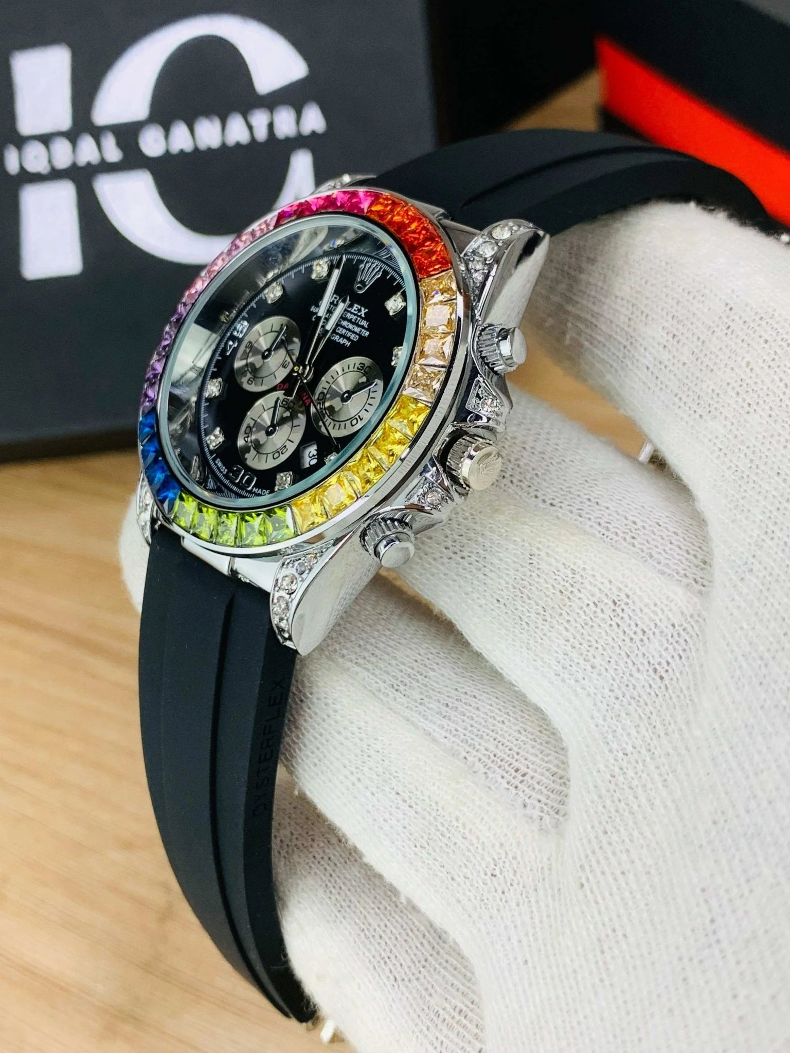 Daytona Rainbow Model | Silver Black - Image 3