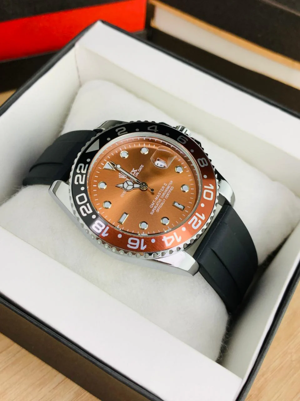 GMT Strap With Date (Root Beer)