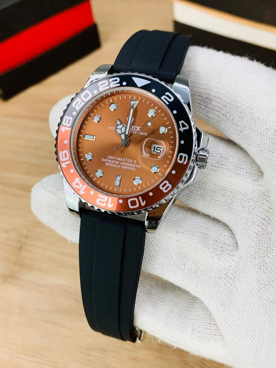 GMT Strap With Date (Root Beer) - Image 2