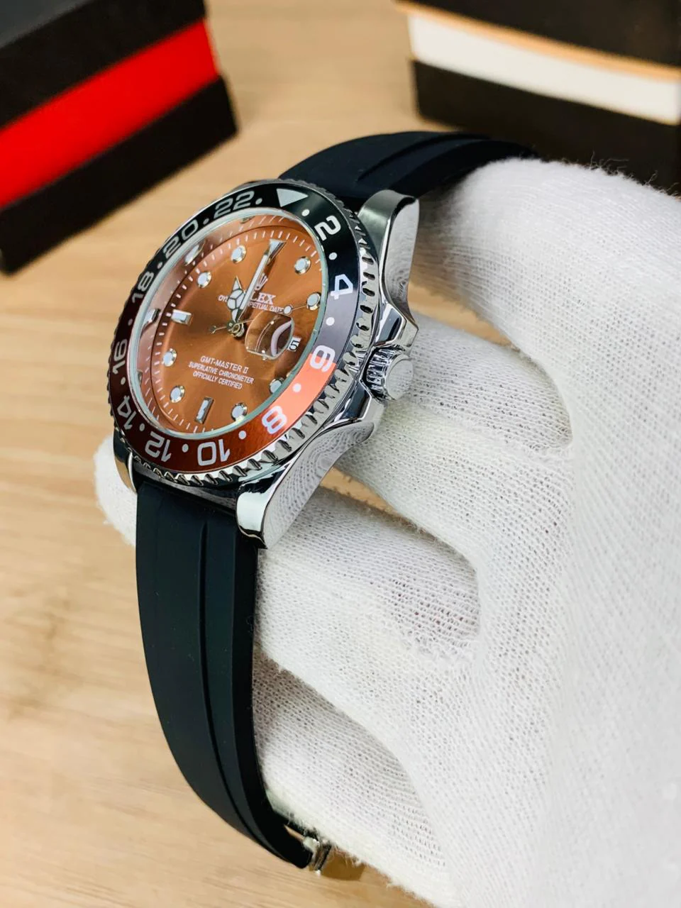 GMT Strap With Date (Root Beer) - Image 3