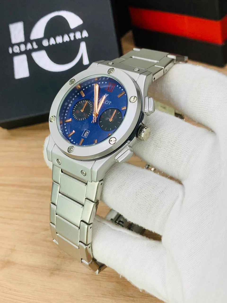 Hb Chain Luxury | Silver Blue - Image 3