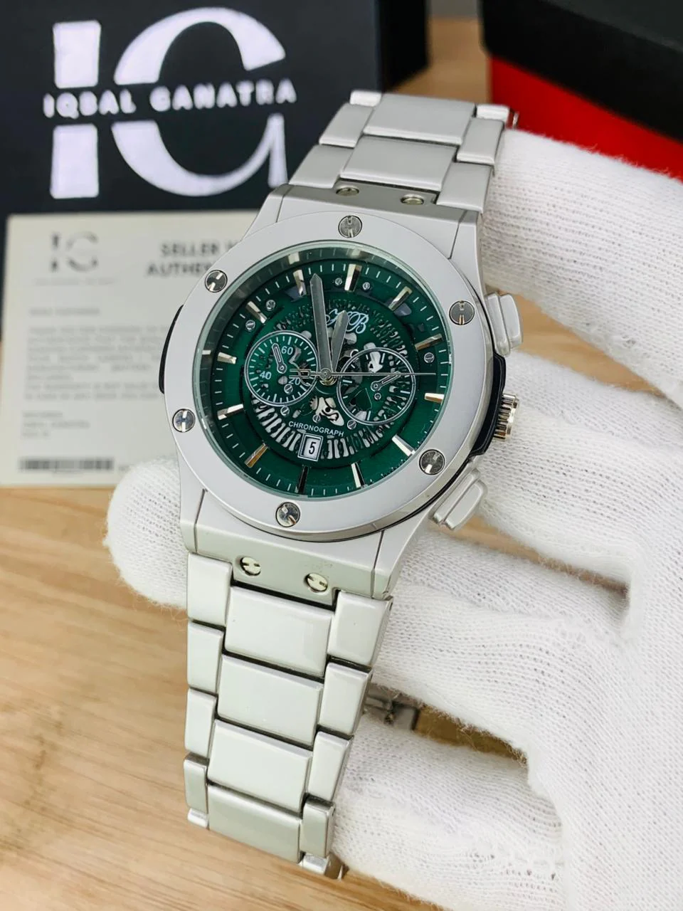HB Chain Skl (Silver Green) - Image 2