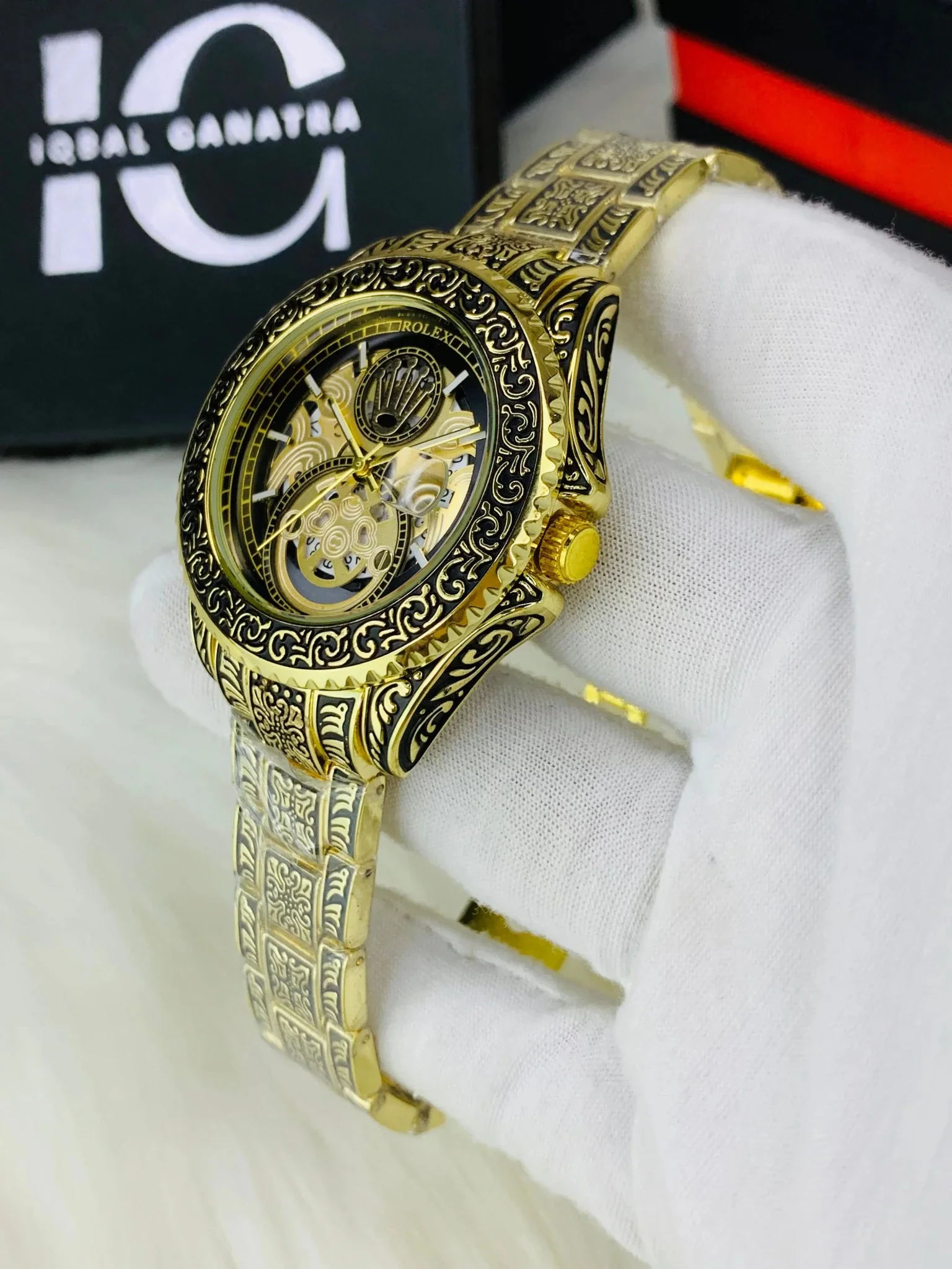 Imported Engraved Model (Gold Black) - Image 3