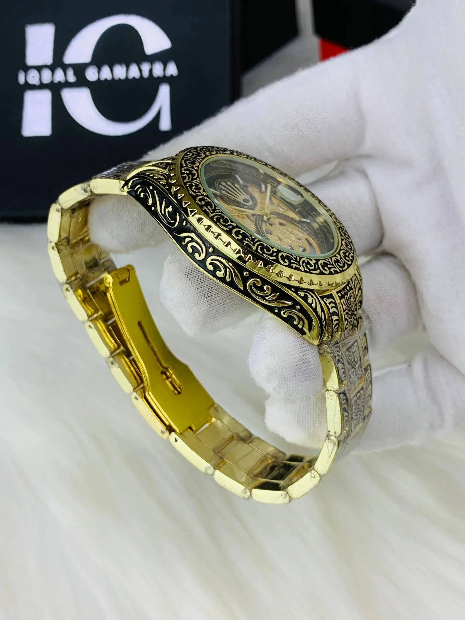 Imported Engraved Model (Gold Black) - Image 4