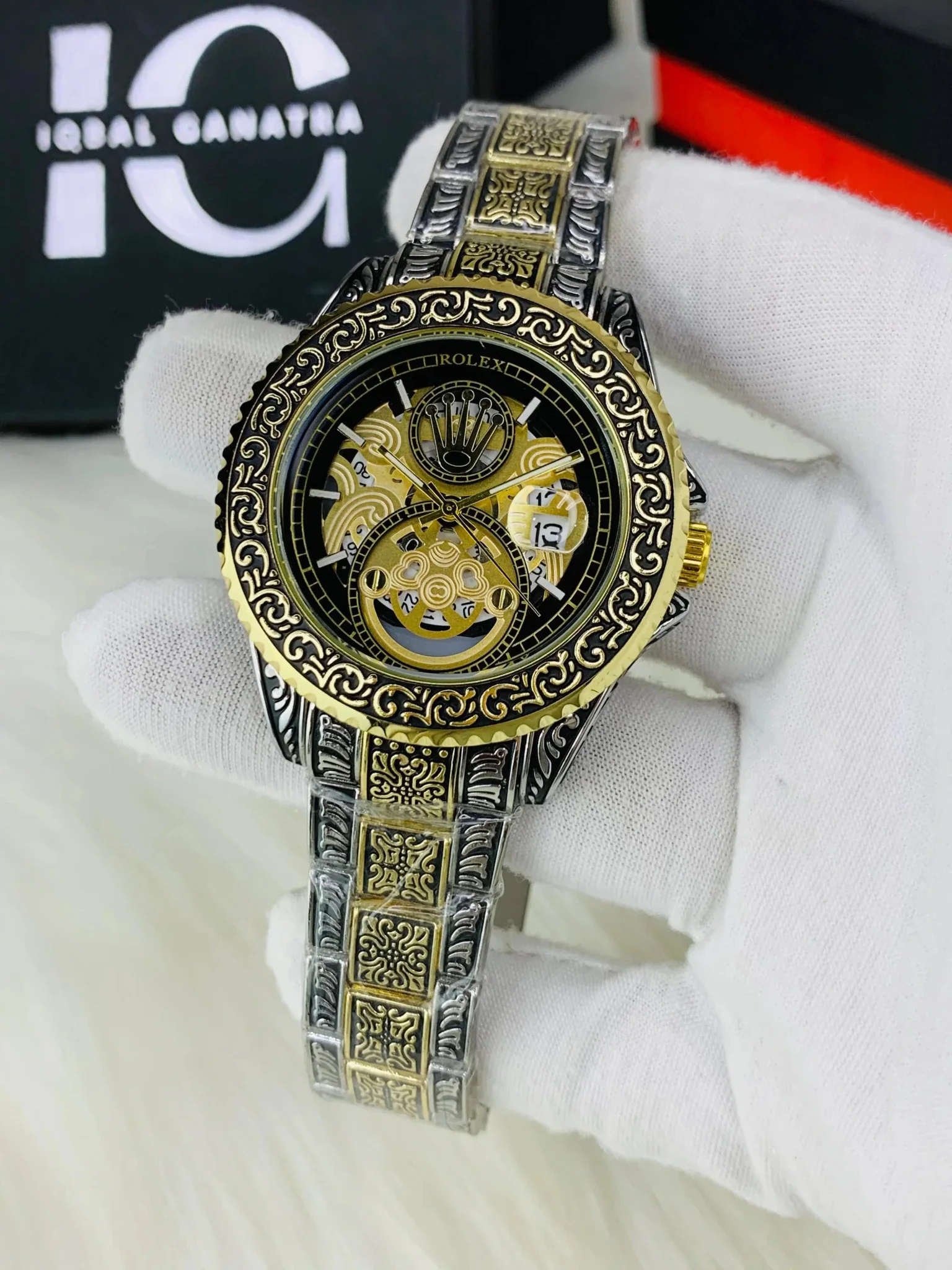 Imported Engraved Model (Two Tone Black) - Image 2