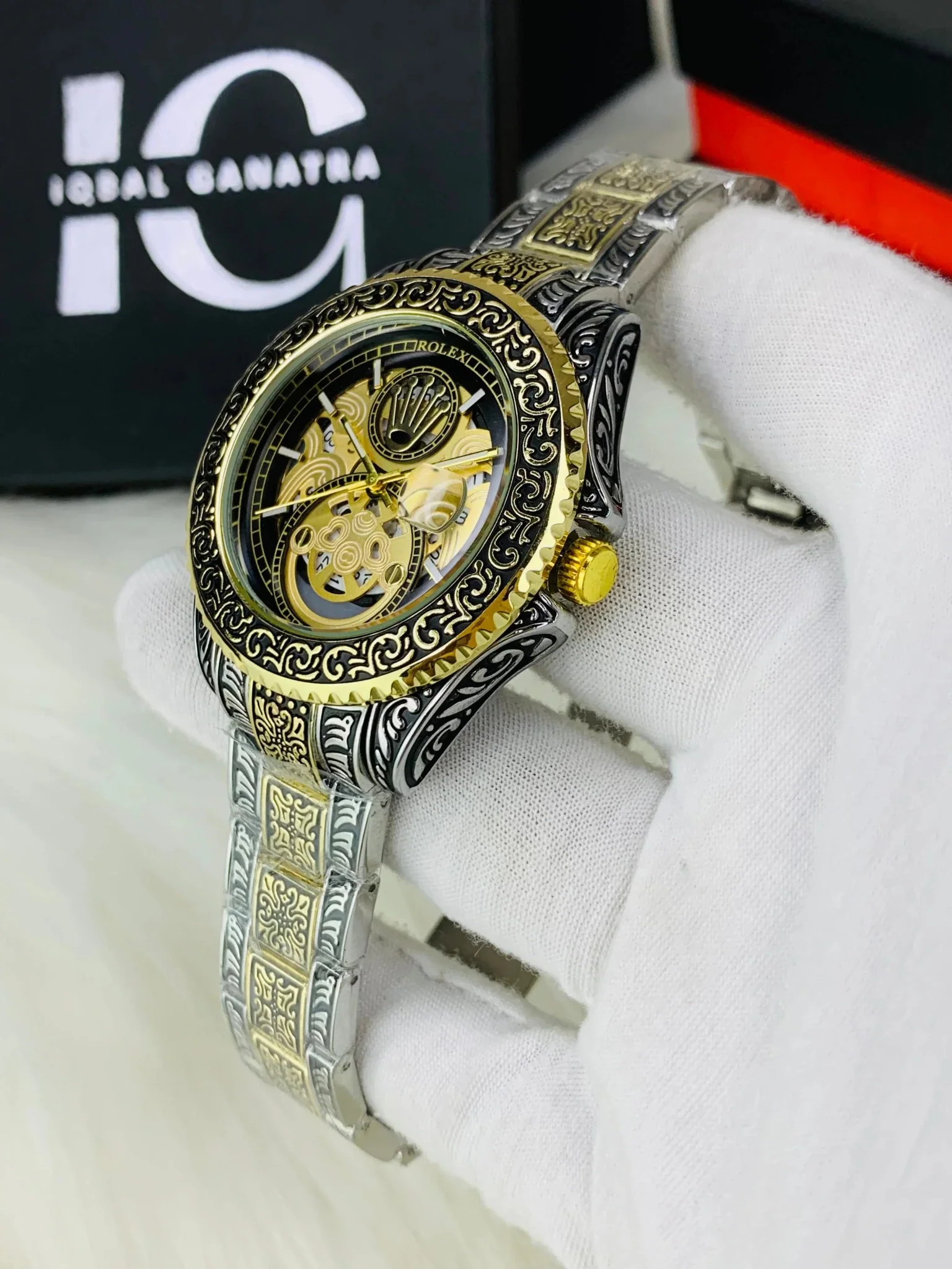 Imported Engraved Model (Two Tone Black) - Image 3