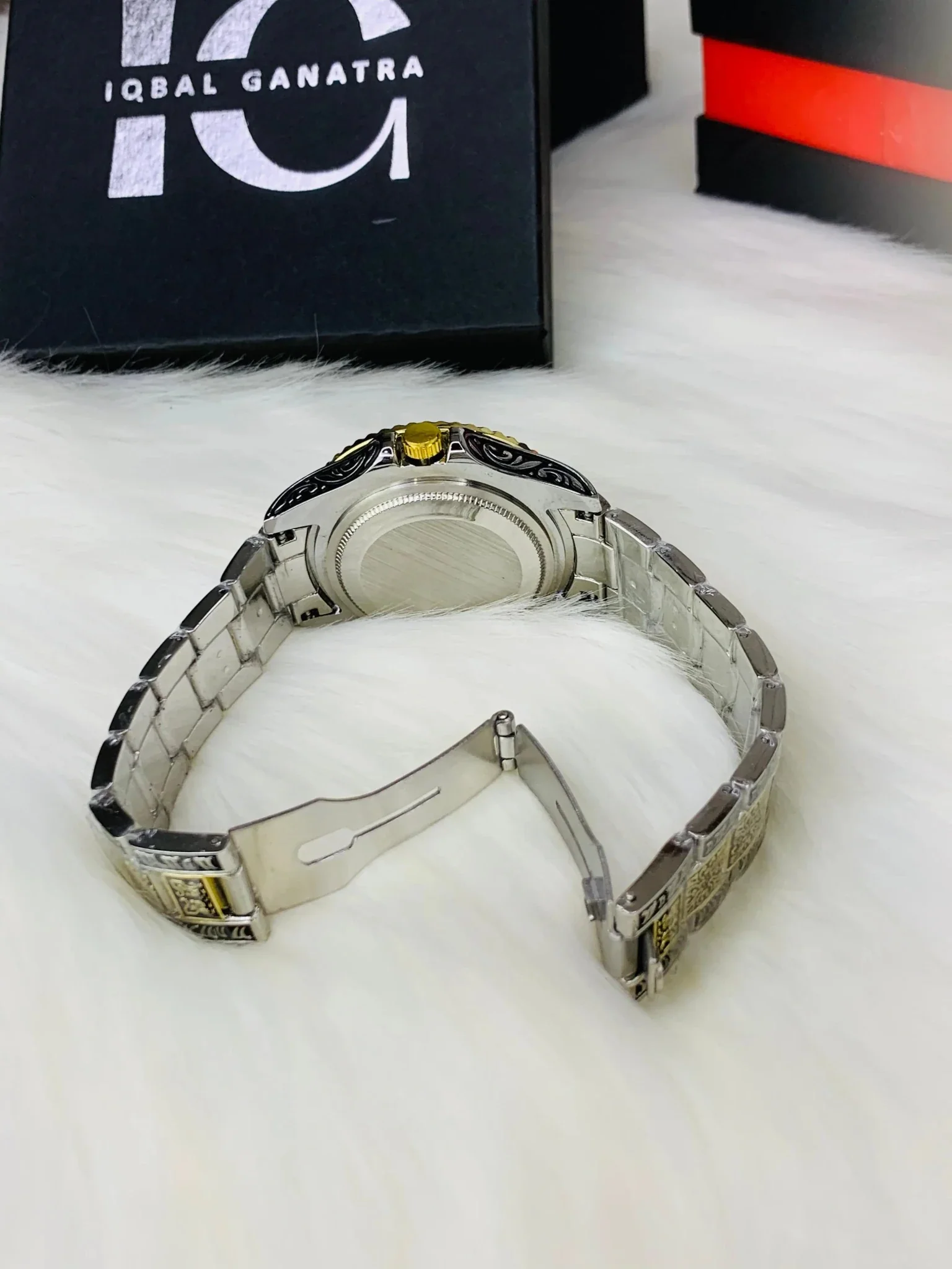 Imported Engraved Model (Two Tone Gold) - Image 5