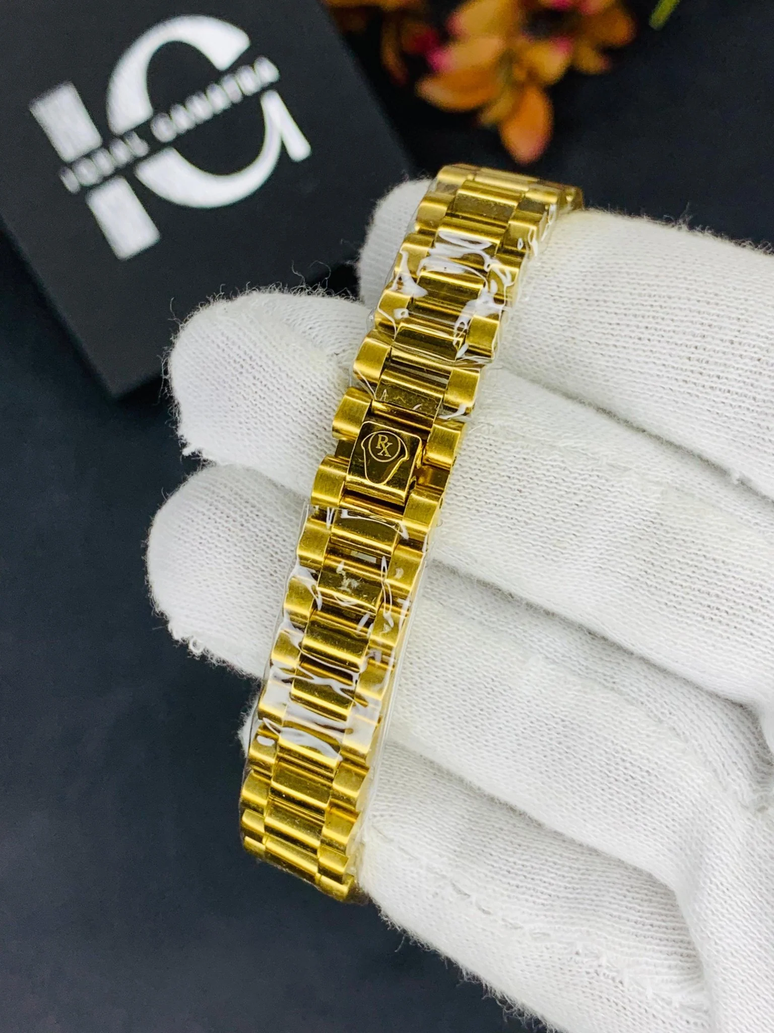 Imported ladies Stone (Gold Black) - Image 5