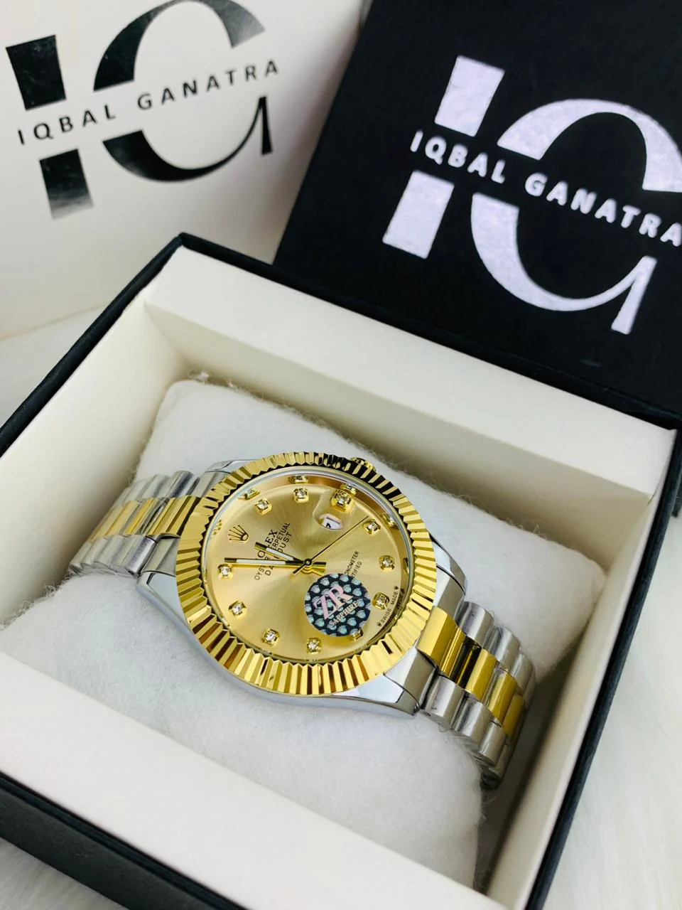 Cut Reg Stone Model | Two Tone Gold