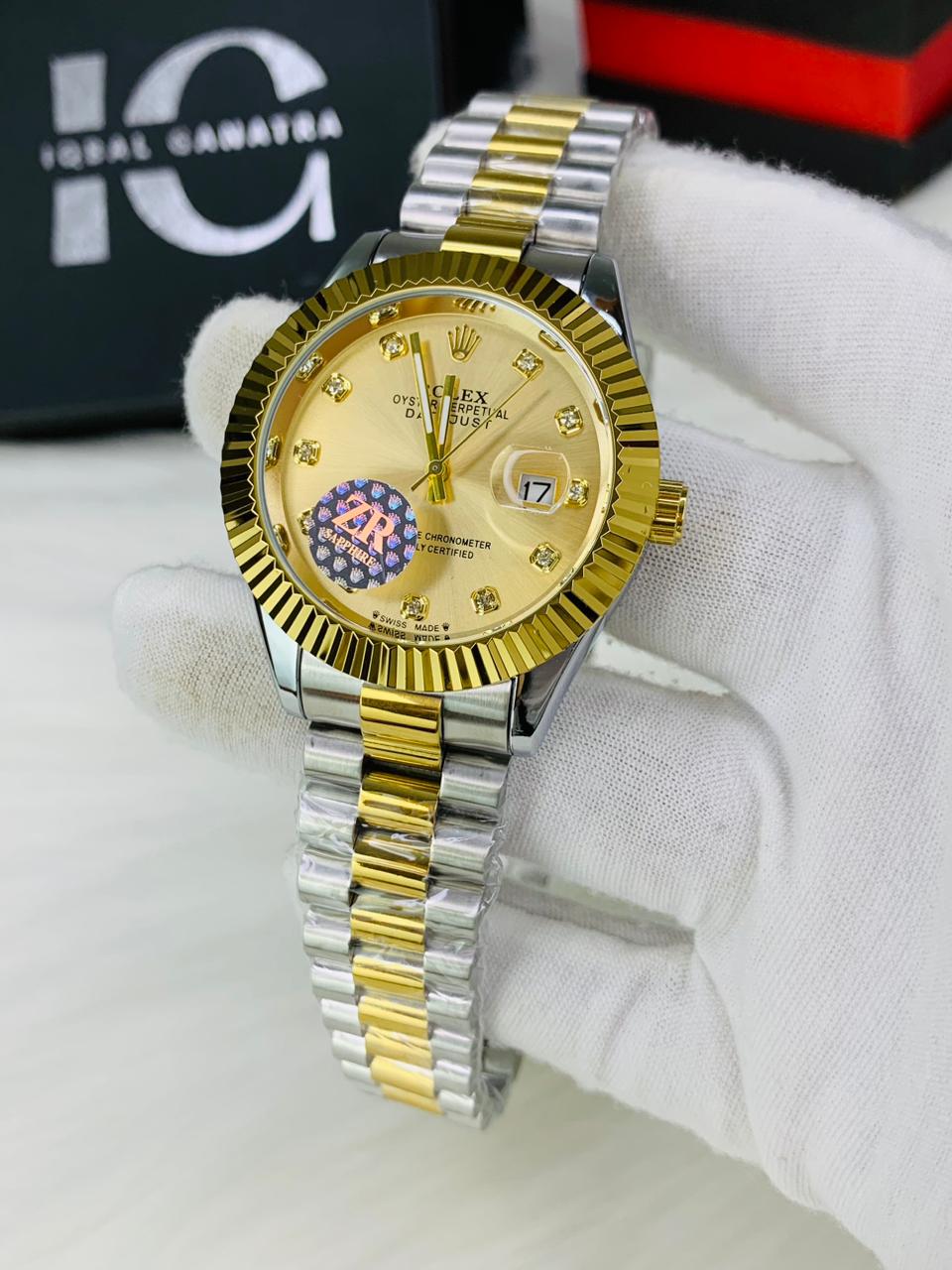 Cut Reg Stone Model | Two Tone Gold - Image 2