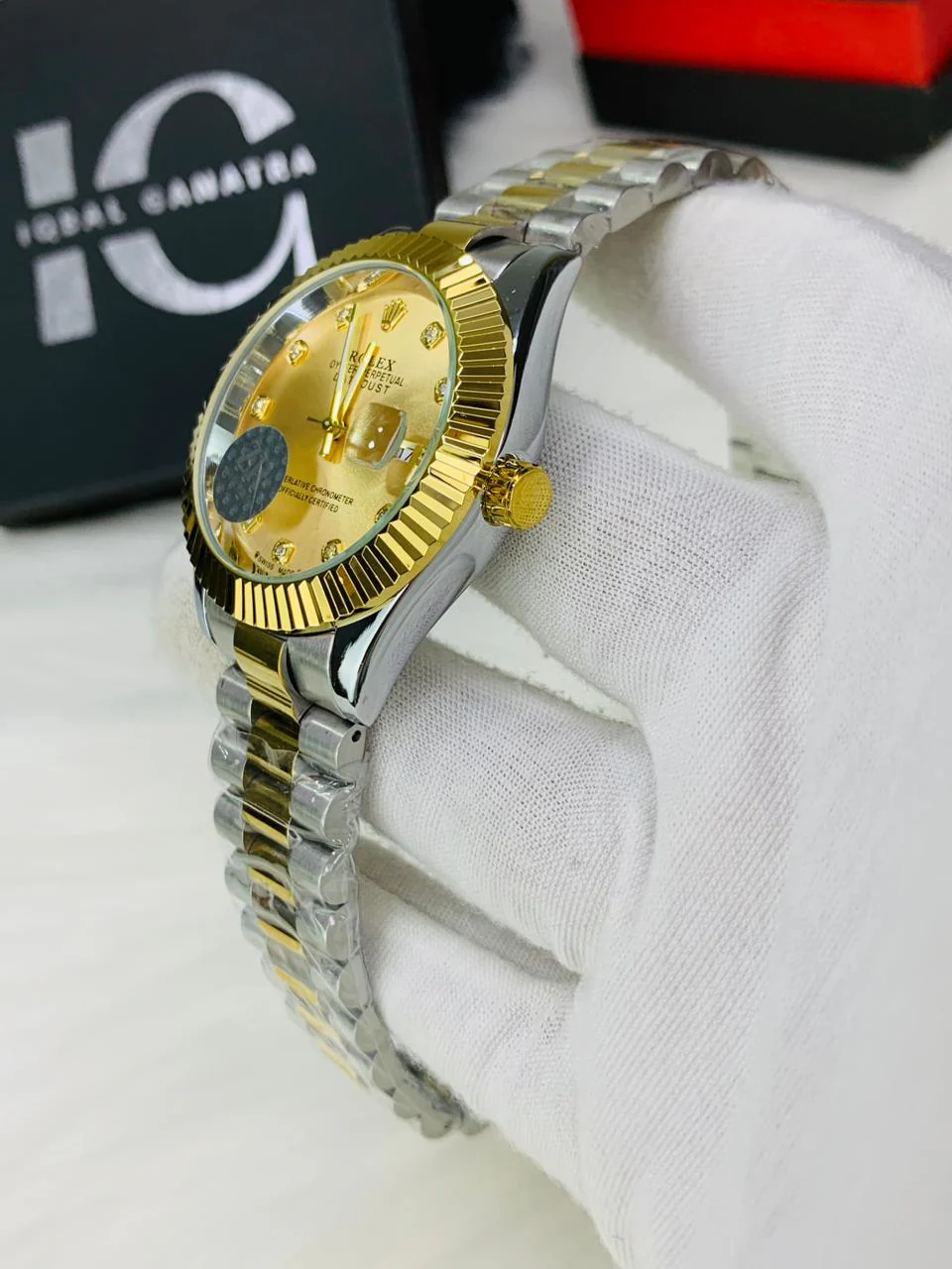 Cut Reg Stone Model | Two Tone Gold - Image 3