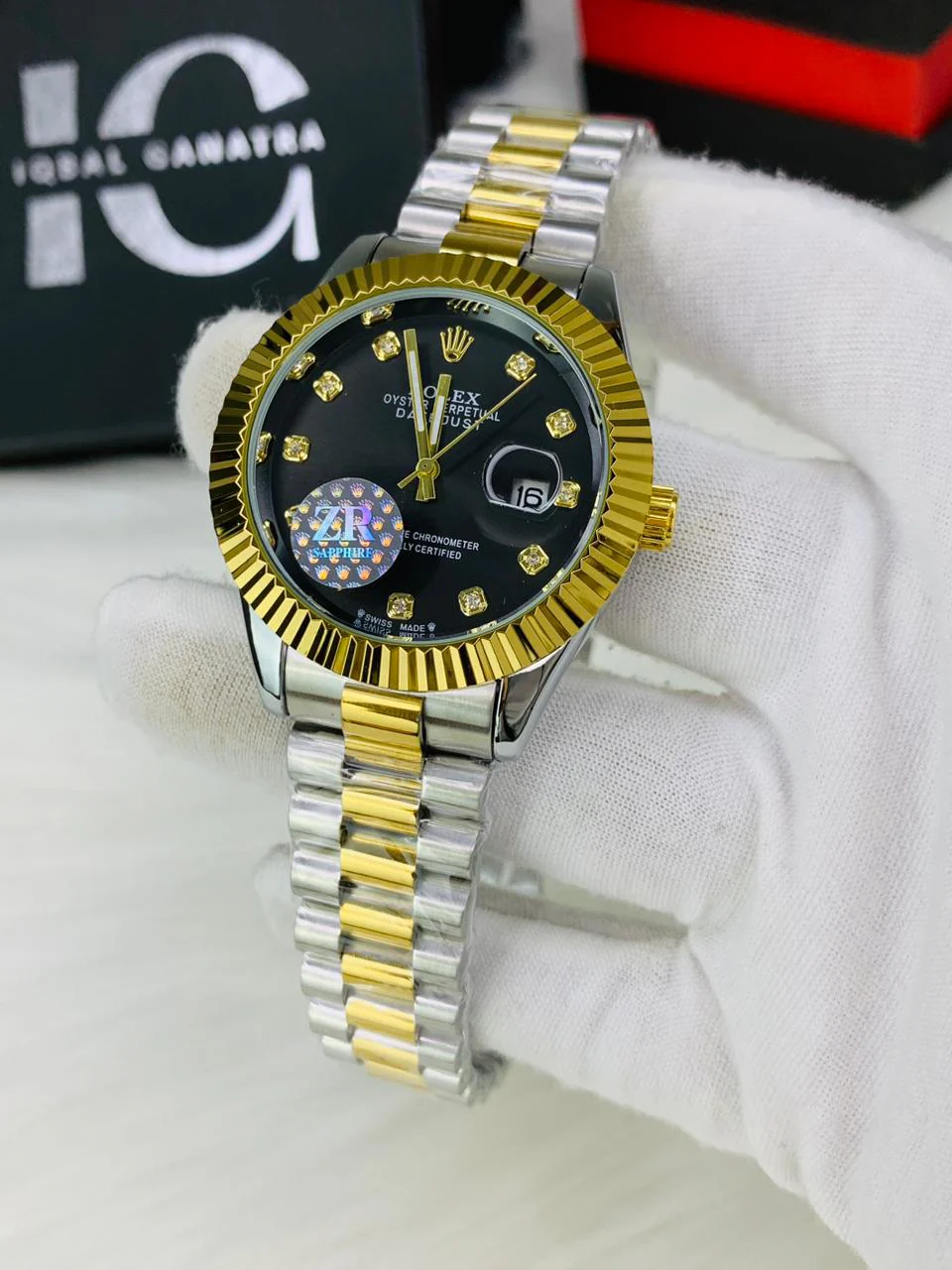 Cut Reg Stone Model | Two Tone Black - Image 2