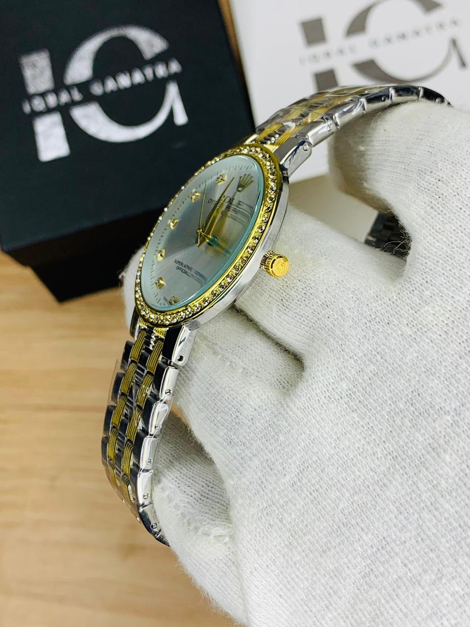 Luxury Stone Watch (Two Tone White) - Image 2