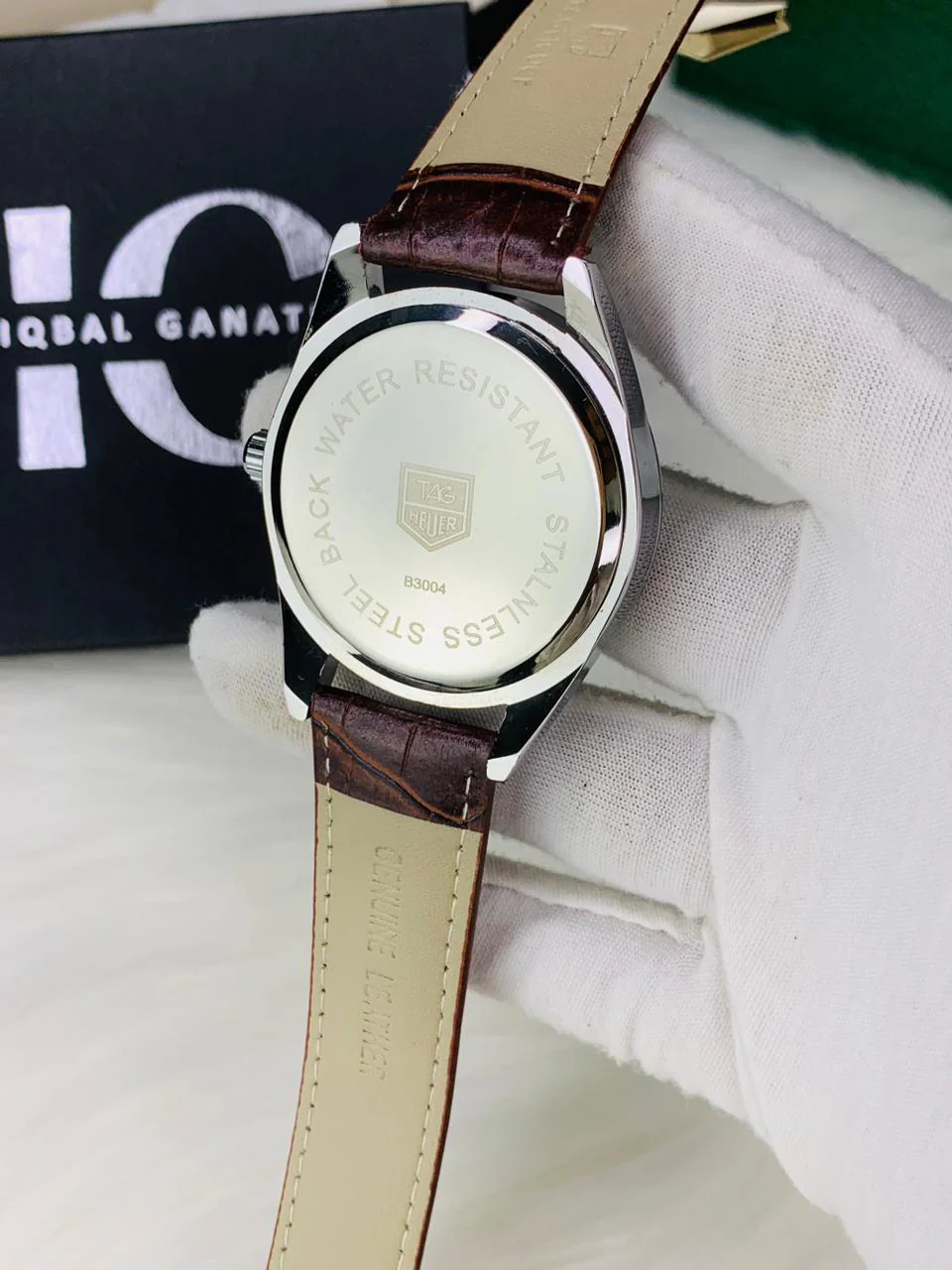 Tag Calibre 5 Watch With Day&Date (Brown) - Image 5