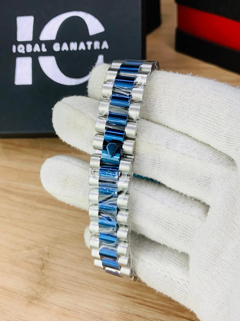Oyster Two Tone Blue Kit (Cut Bezel) - Image 4