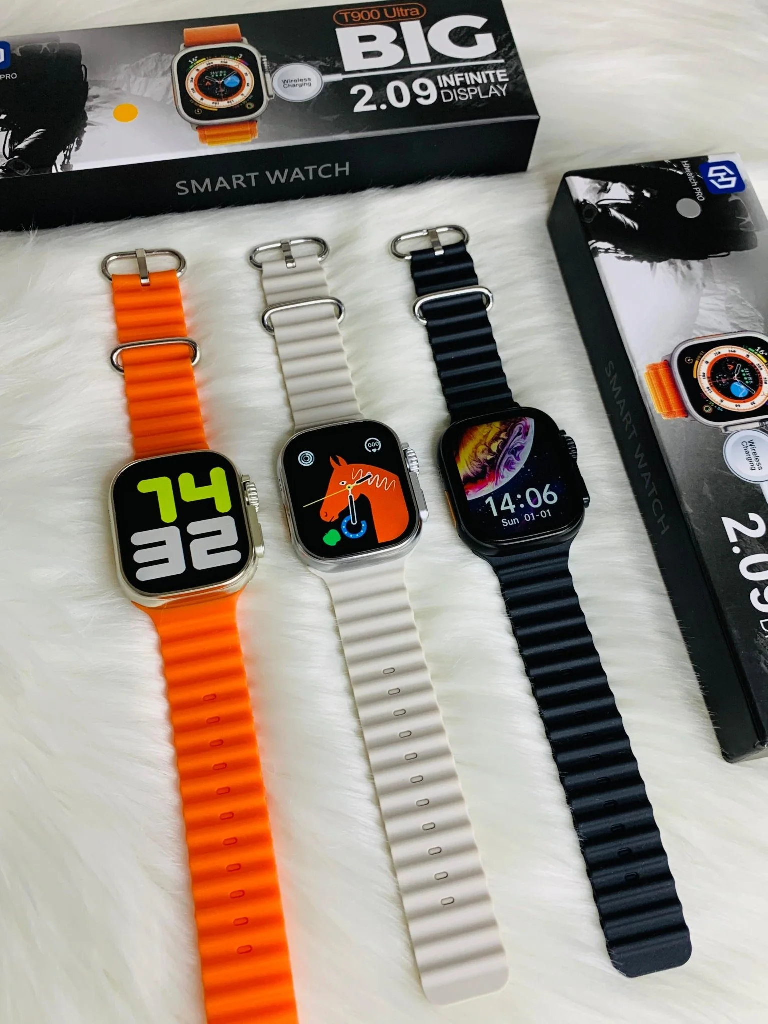 T900 Ultra Smartwatch (Orange) - Image 4