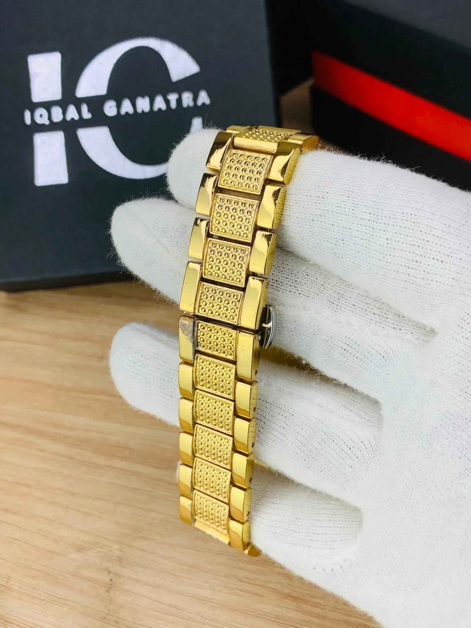 Tiger Stone Embossed Dial (Gold) - Image 5