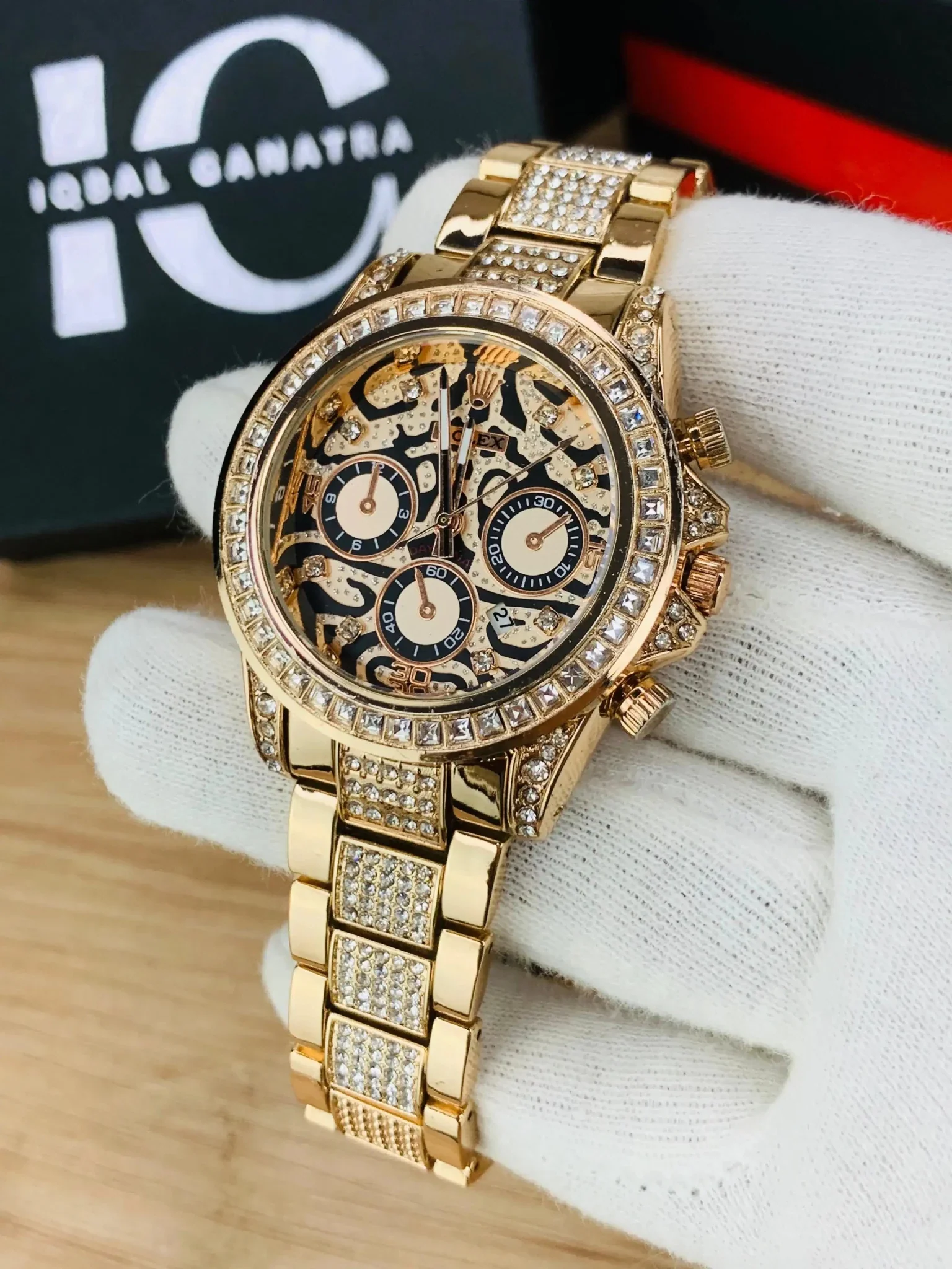 Tiger Stone Embossed Dial (Rosegold) - Image 2