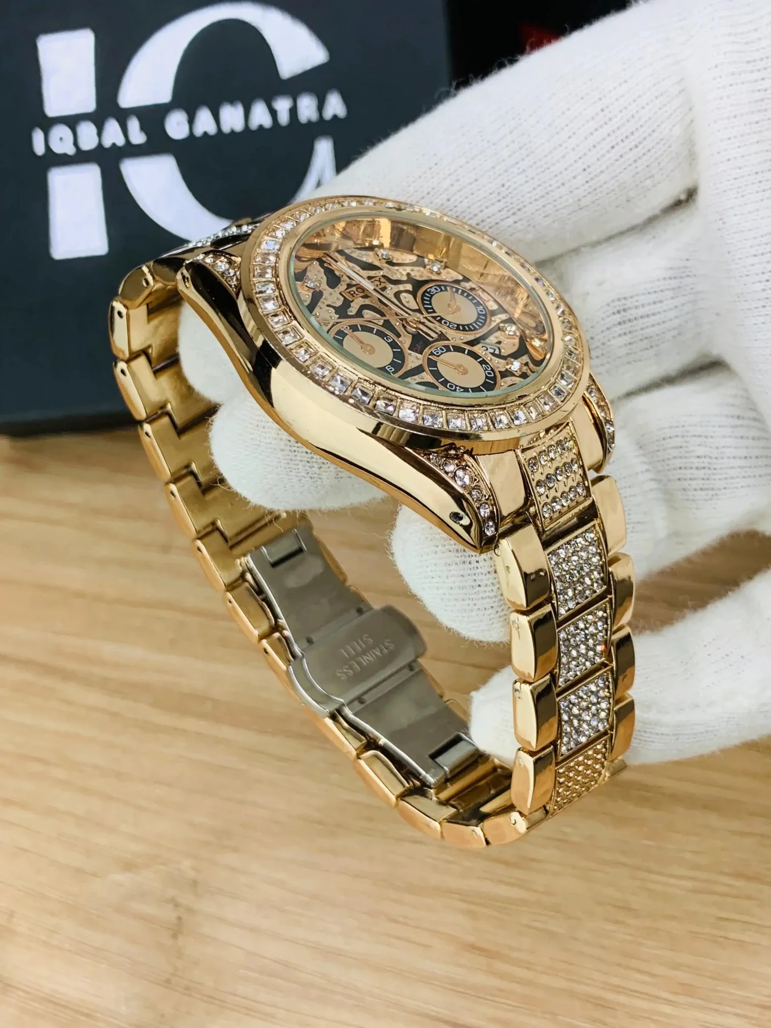 Tiger Stone Embossed Dial (Rosegold) - Image 4
