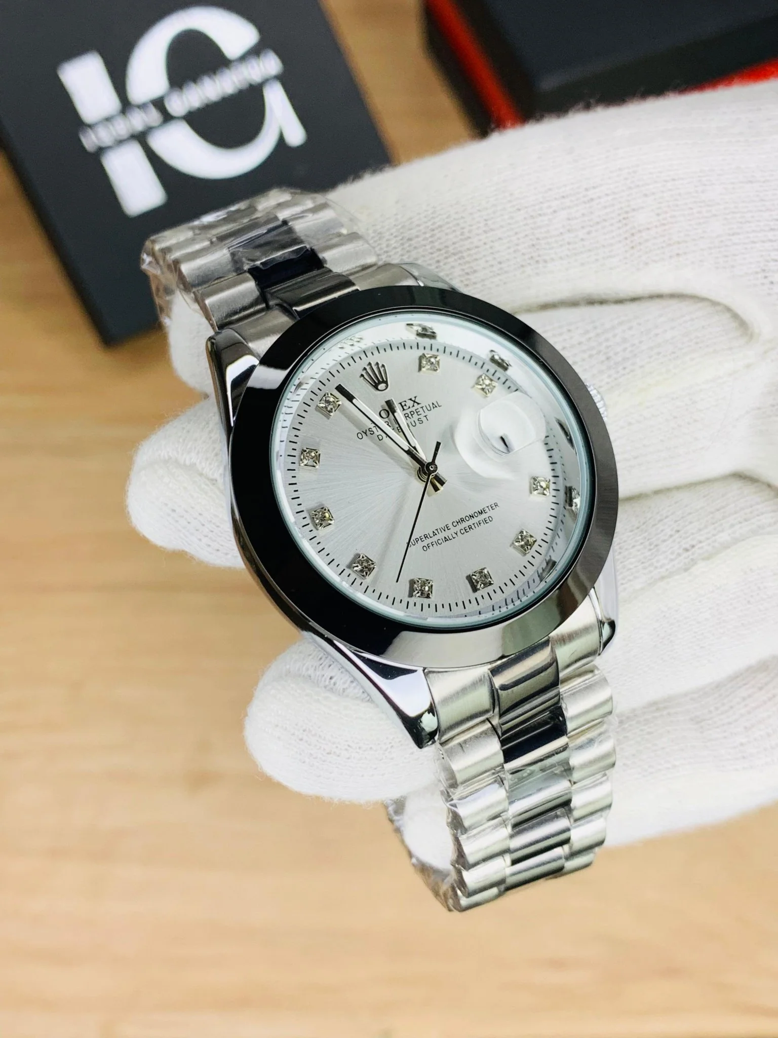 Two Tone Stone Model Dial (White) - Image 2