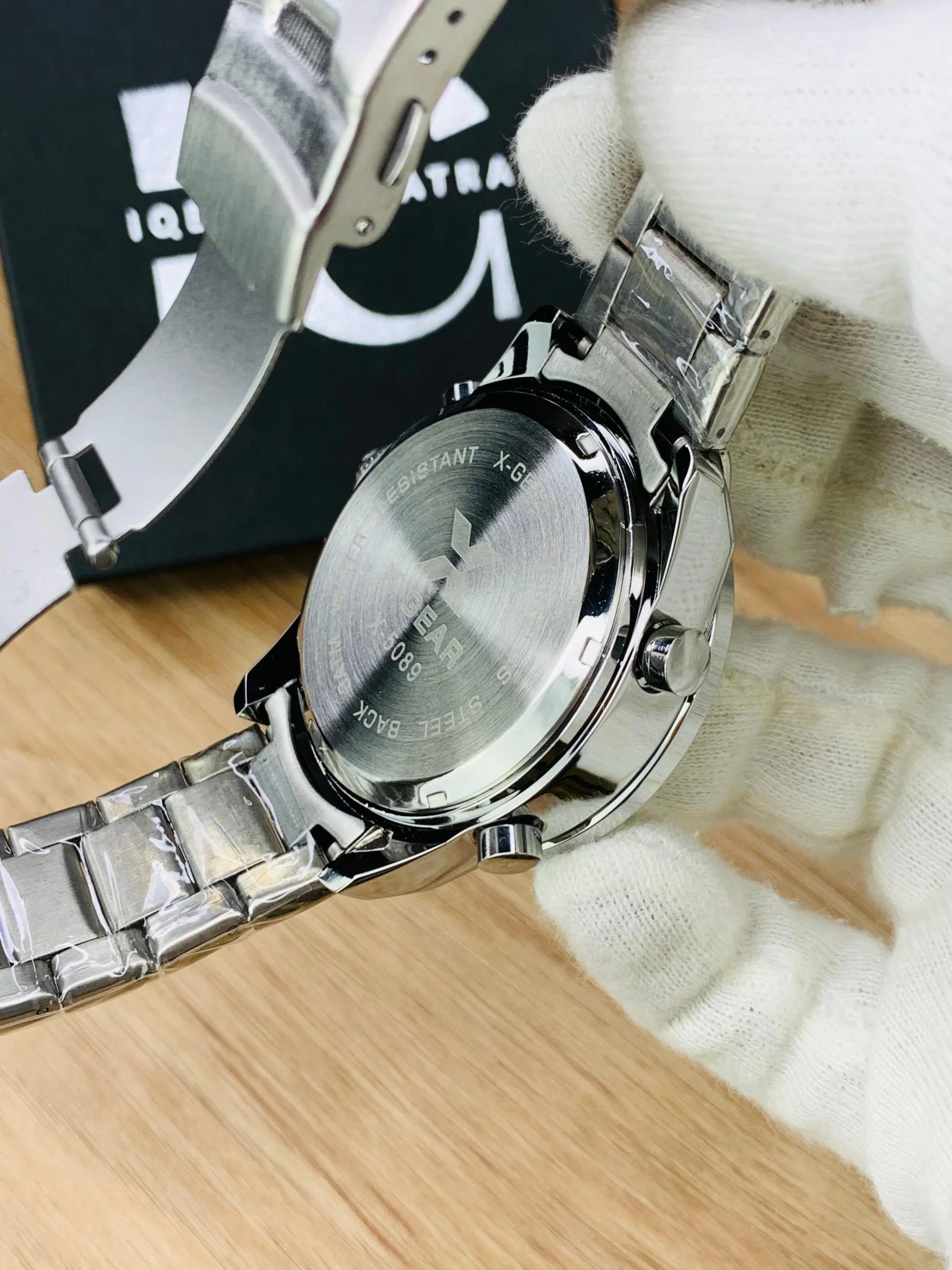 X Gear Original Dual Time Watch (Silver Inner Pink) - Image 4