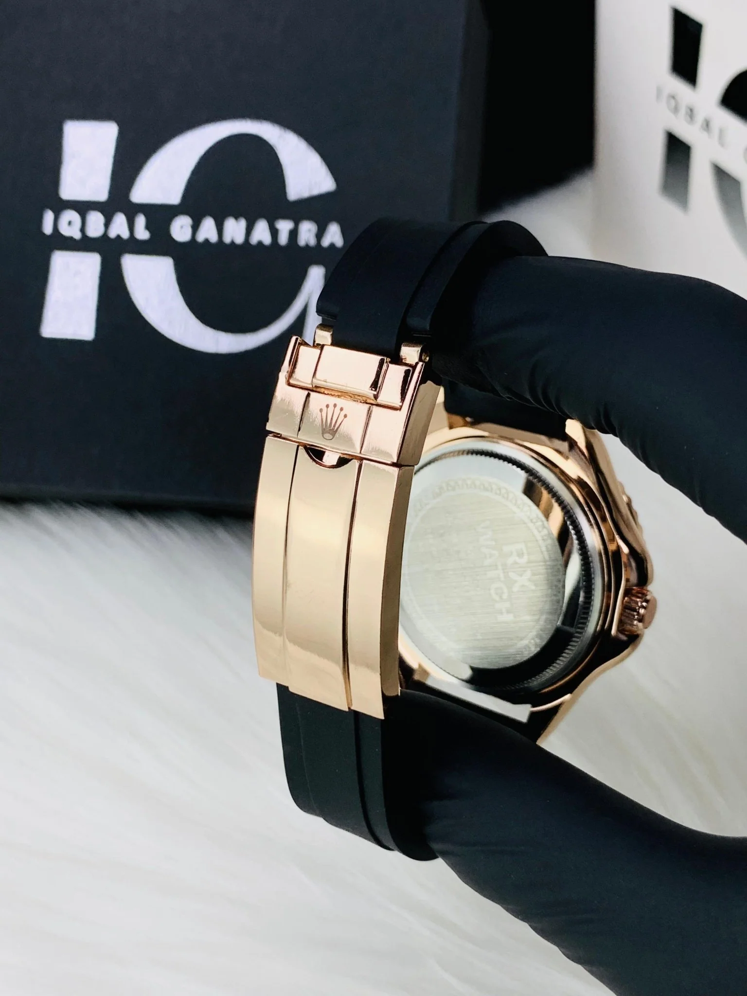 Yacht Master Men Watch | Rosegold - Image 3